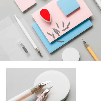 

Rubber Carving Handcraft Set Sculpture Stamp DIY Tool Kit for Rubber Stamp Enthusiasts For Drop Ship