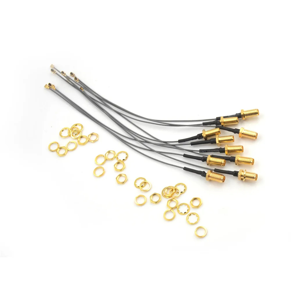 

(5 pieces/kit) Extension Cord UFL to RP SMA Connector Antenna WiFi Pigtail Cable IPX to RP-SMA Jack Male SMA to IPX 1.13