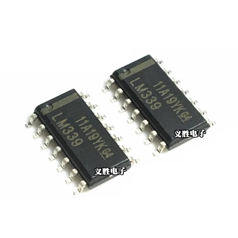 10pcs LM339 LM339DR SOP 14 Quad voltage comparator chip new originalin