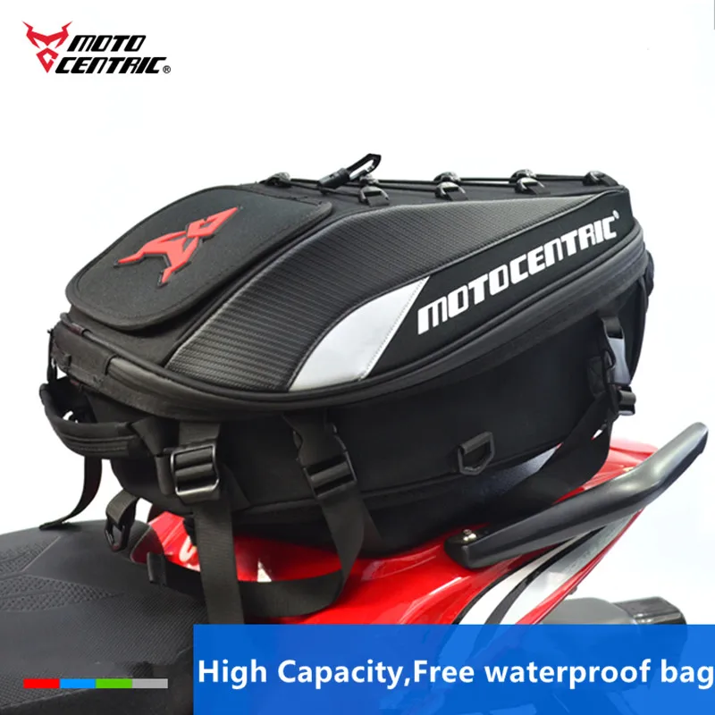 

New Arrived High Capacity Motorcycle Rear Bags Top Case Moto Shoulder Backpack Reflective Waterproof Motorbike Back Seat Bag