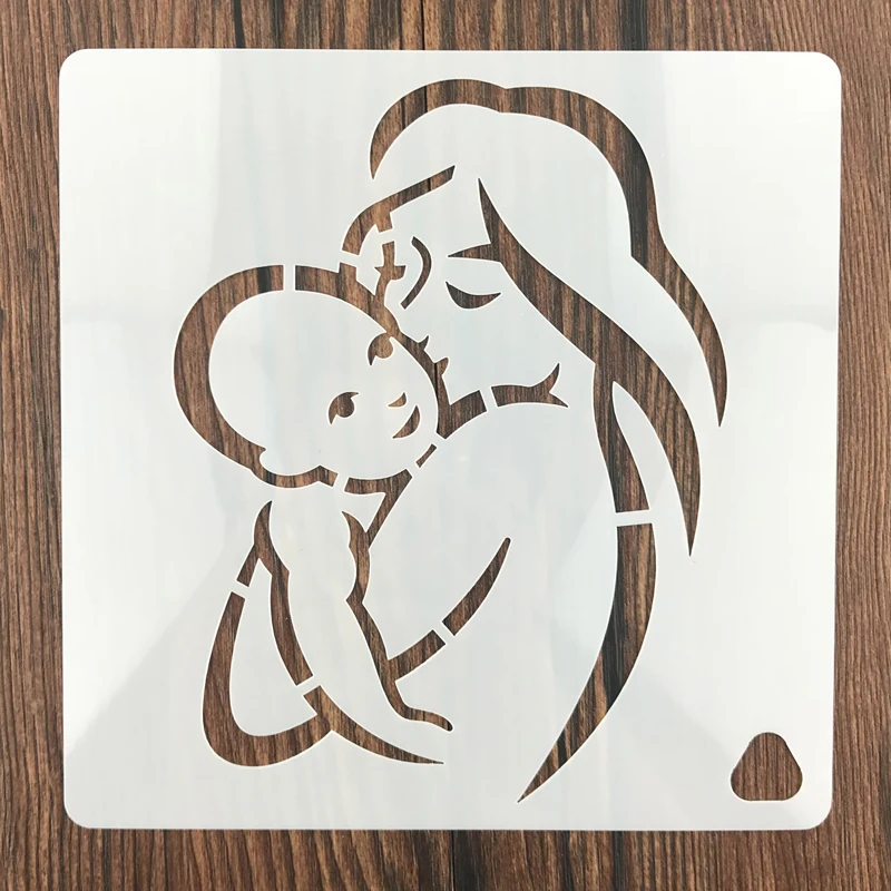 Пустые трафареты Mom's love Craft для настенной живописи штампованная скрапбукинга
