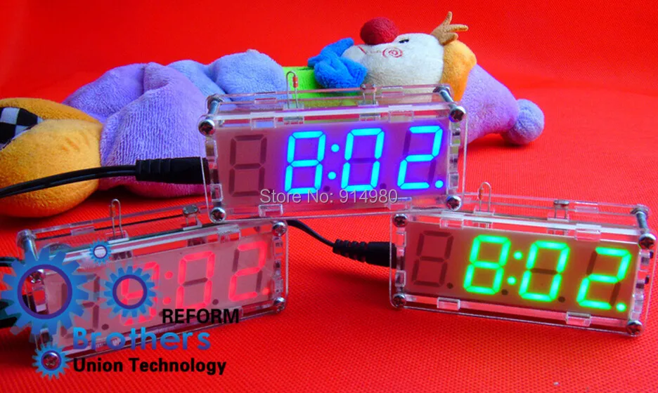 Electronic clock production suite DIY LED electronic clock digital