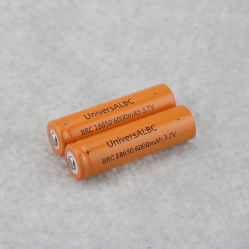 6Pcs High Quality 3.7V 6000mAh 18650 Li-ion Rechargeable Battery Batterie for LED Flashlight Batteries | Электроника