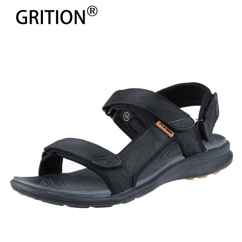 GRITION/мужские уличные сандалии; высокое качество; летняя пляжная обувь; быстросохнущая легкая прогулочная обувь с открытым носком; садовые мужские кроссовки