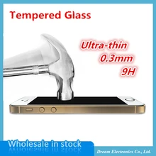 Mxhobic 100 шт./лот ультра-тонкий 9 H Экран протектор Закаленное Стекло для iPhone 5 5S 5C Анти Shatter Плёнки DHL EMS