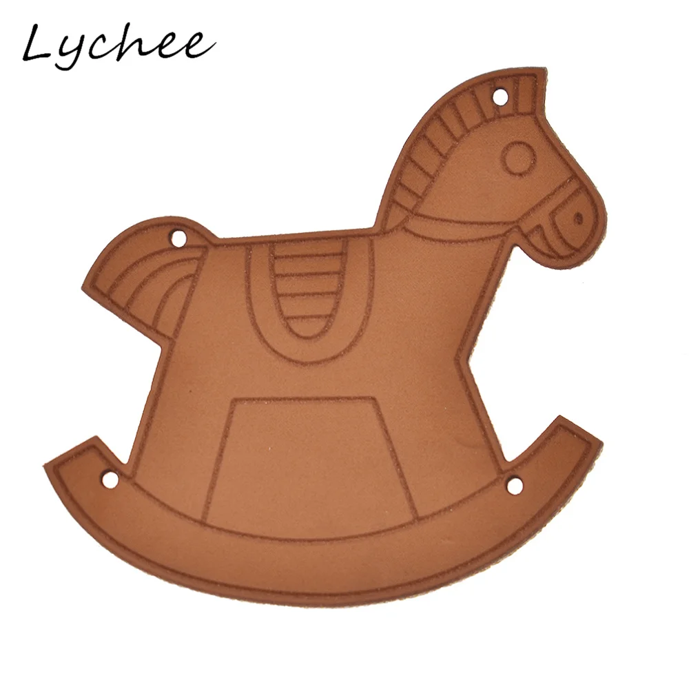 Lychee 20 шт. Милая швейная машина троянская лошадь форма этикетка сумка для одежды