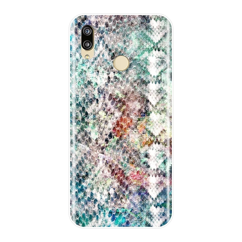 Силиконовый чехол для телефона Huawei P7 P8 P9 Lite Mini 2017 мягкая задняя крышка из змеиной