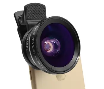 

Phone Lens kit 0.45x Super Wide Angle & 12.5x Super Macro Lens HD Camera Lentes for iPhone 6S 7 Xiaomi more cellphone
