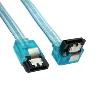 sata כבל 50 ס"מ SATA 3.0 כבל כבל נתונים HDD במהירות גבוהה S III 6Gb / 6Gbs PC Hard Disk Drive בכבלים Connector נקה כחול (1)