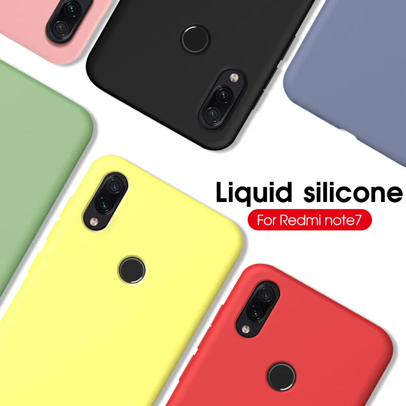 Защитный чехол на заднюю крышку для Xiaomi Redmi K20 7 Note 6 Pro цветные силиконовые чехлы с