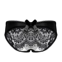 Сексуальное нижнее белье, сексуальное эротическое Прозрачное нижнее белье, кружевные цветочные трусики, Женские сексуальные стринги с открытой промежностью для секса, интимные трусы