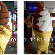 Талисман для сливочного мороженого костюм талисмана Модный на заказ костюм аниме маскарадные костюмы маскот нарядное платье карнавальный костюм