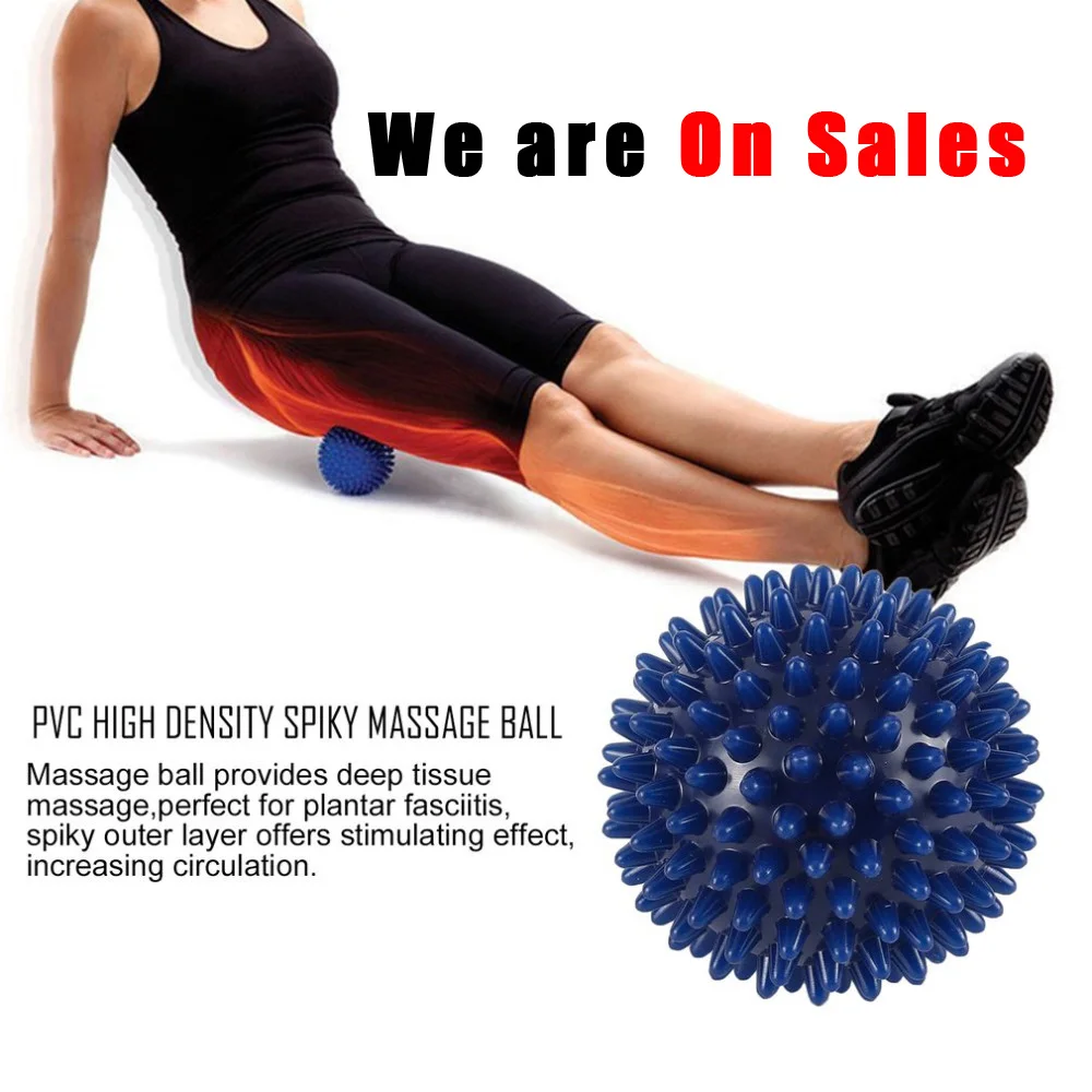 7.5cm Hedgehog Ball Player Shoulder Neck Tactile Foot Massage Yoga Fitness Fascia Ball Four Colors are Optional A REPLACEMENT