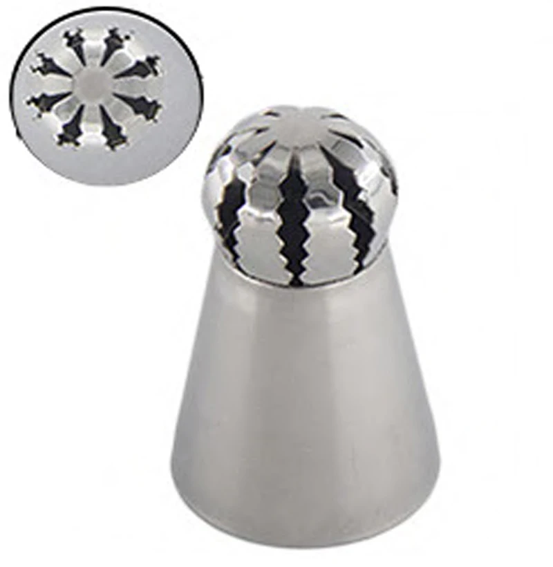 1 шт. факел из нержавеющей стали цветок рот насадки для крема Россия ...