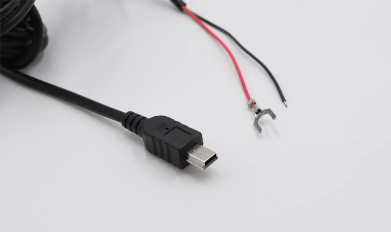 XCGaoon автомобильный Зарядное устройство DC преобразователя постоянного тока адаптер 12 В, 24 В до 5 В, 2A с мини USB кабель, низкий Напряжение защиты Длина 3,5 метр