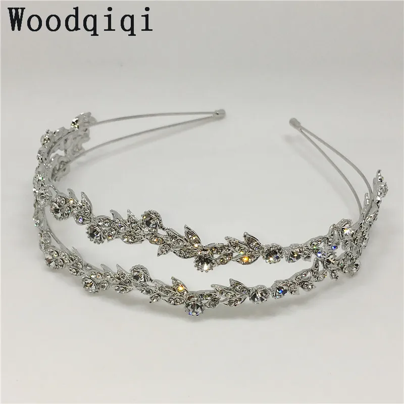 

Woodqiqi wedding hair accessories tiara crown coroa bride hair jewelry casamento bridal headbands for women