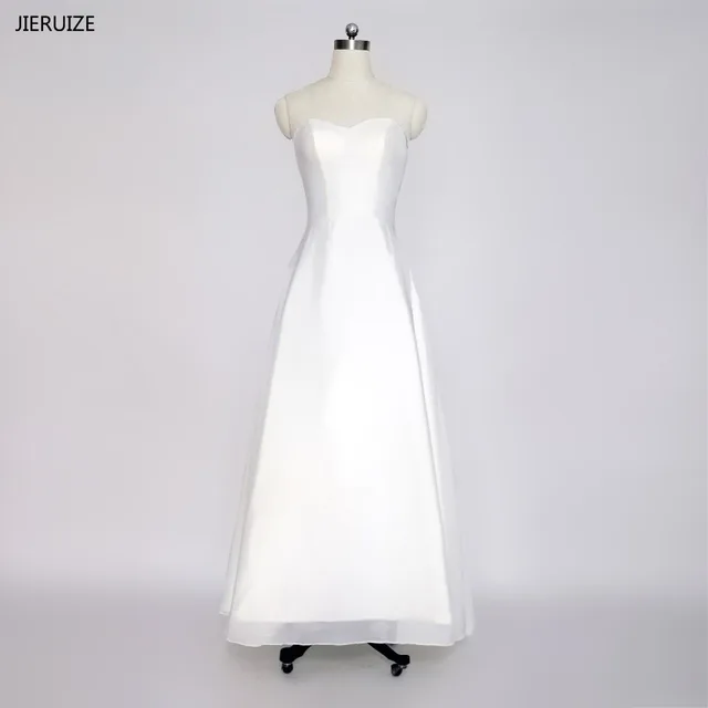 Chiffon Ankle Length Wedding Dress