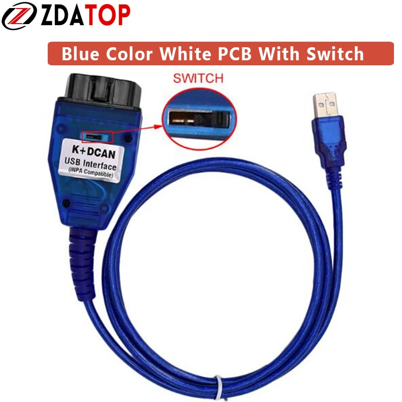 Для BMW INPA K Can Inpa Dcan USB OBD2 интерфейс в наличии + для автомобильный диагностический