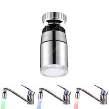 22 мм воды Glow душ светодиодный кран свет сопла датчик температуры