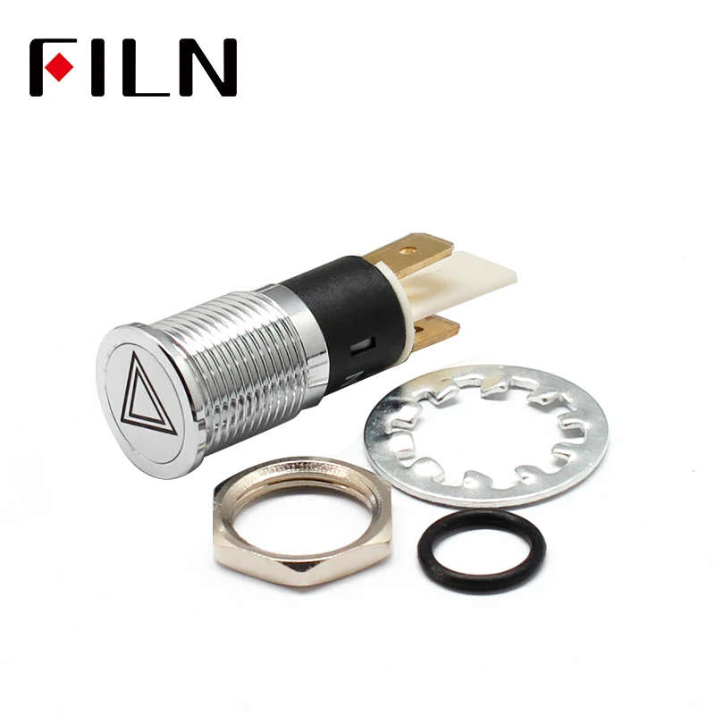 FILN 14 мм 12 В 24 в символ приборной панели предупреждающий светильник световой