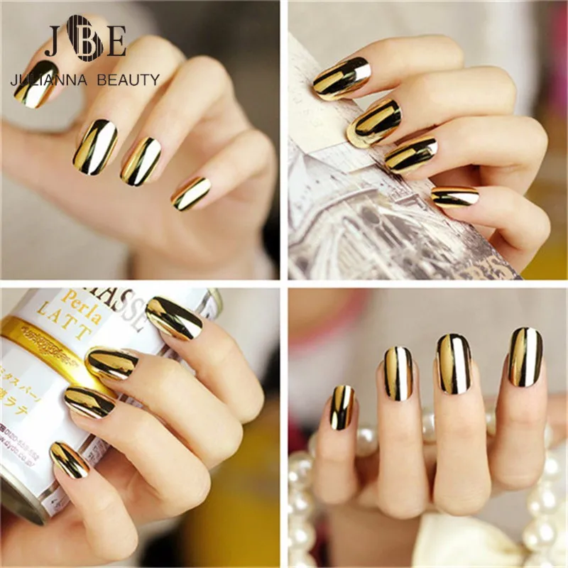 3pcs Lot Mirror Nail Foil Stickers On Full Wrap Sticker Gold 3pcs Lot Mirror Nail Foil Stickers On Full Wrap Sticker Gold Silver Metal Patch Punk Decal Beauty Art Manicure In Decals From
