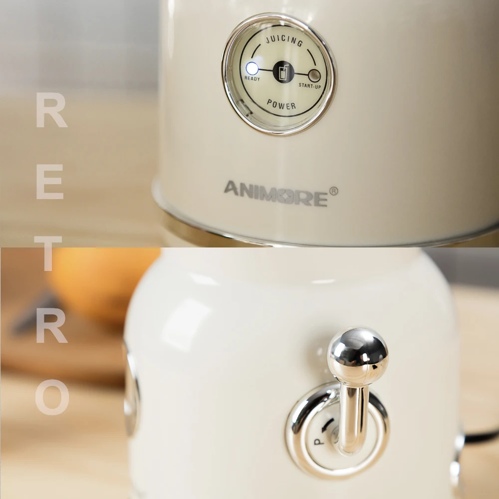 Skup ANIMORE przenośne elektryczne Blender owoce żywność dla niemowląt sokowirówka mikser do koktajli mlecznych maszynka do mielenia mięsa wielofunkcyjna Retro sokownica