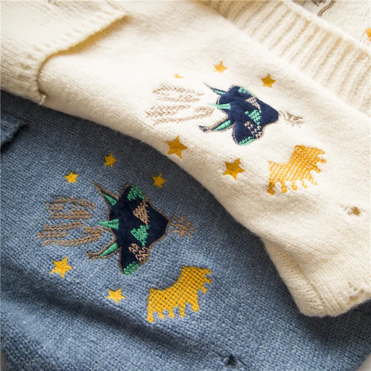 HSA 2018 Autumn Winter Women Sweater Cardigans Cartoon Embroidery Cardigans Poncho Single Breasted Knit Sweater Harajuku out Top HSA 2018 Autumn Winter Women Sweater Cardigans Cartoon Embroidery Cardigans Poncho Single Breasted Knit Sweater Harajuku out Top