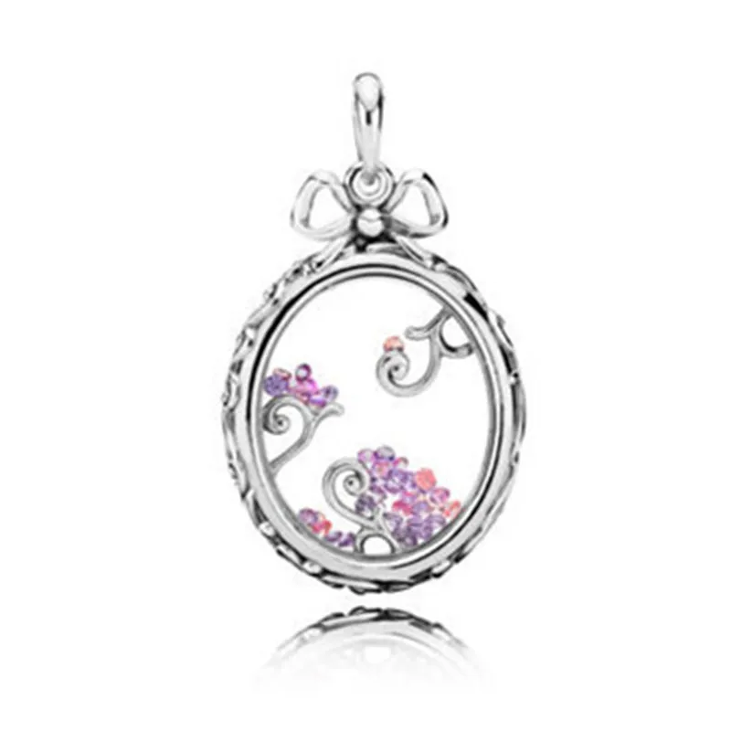 

Fashion 925 Sterling Silver Charm Bead Dazzling Regal Pattern Pendant Fit Original Pandora Necklace for Women DIY Jewelry Gift