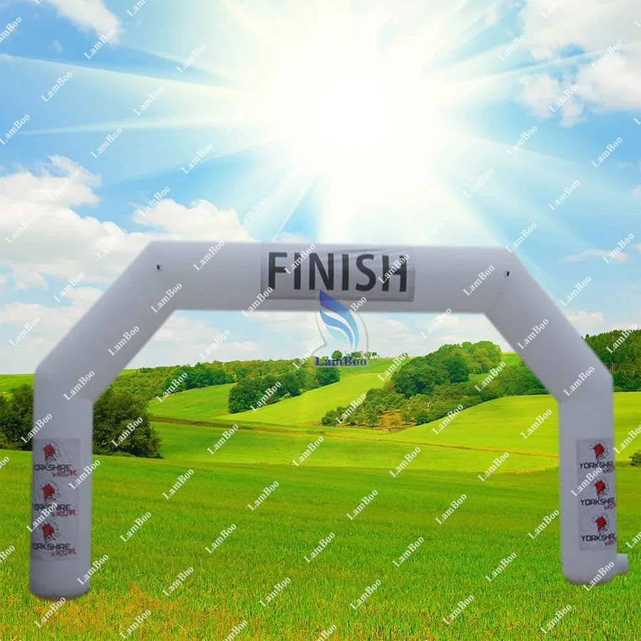 white finish arch