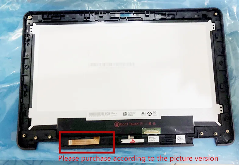 Новый оригинальный ЖК экран в сборе для Chromebook 11 3189 B116XAB01.2 + сенсорный Корпус B