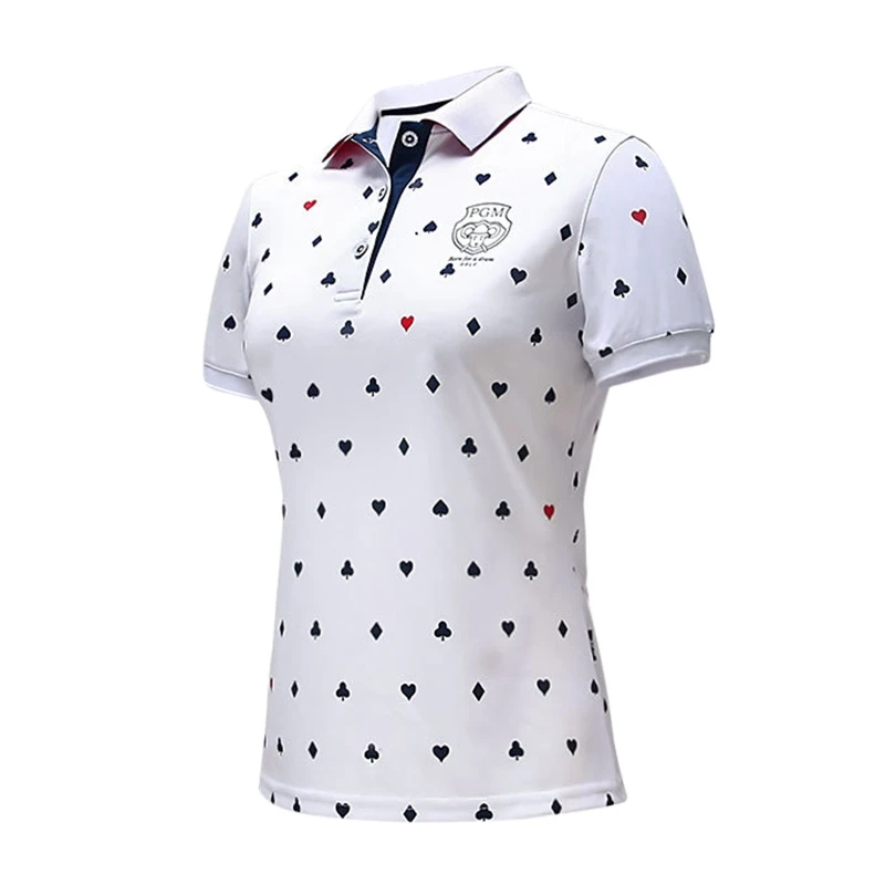 

Women's Golf T Shirt Golf Apparel Ladies Polo T-shirt Breathable Quick Drying Golf Short Sleeve Polo Shirt Women Sports Tops