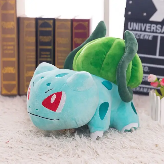detective pikachu bulbasaur plush