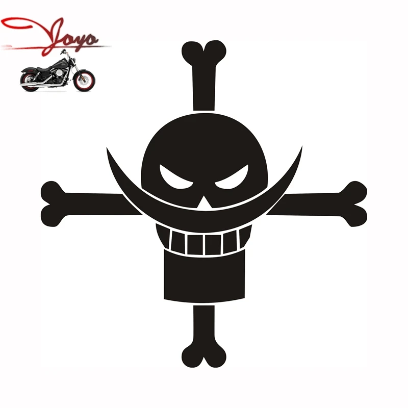 One Piece Edward Newgate White Beard Logo Decals Fuel Tank Sticker
