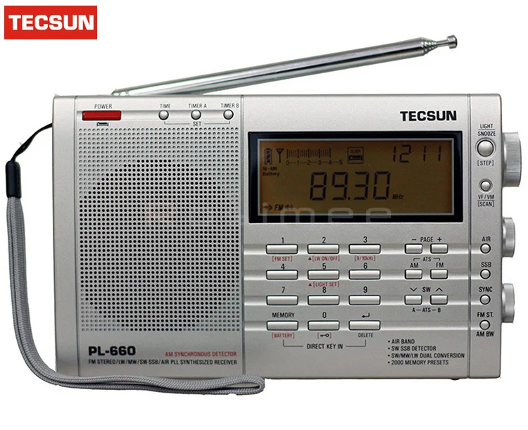 TECSUN PL-660 радио-приемник SSB VHF AIR Band Радио ресивер FM-/MW/SW/LW радио многодиапазонный двойной преобразования TECSUN PL660 Y4133A