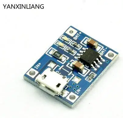 5 шт. литиевых Батарея Зарядное устройство совета Модуль Мини В USB 1A литий-ионный