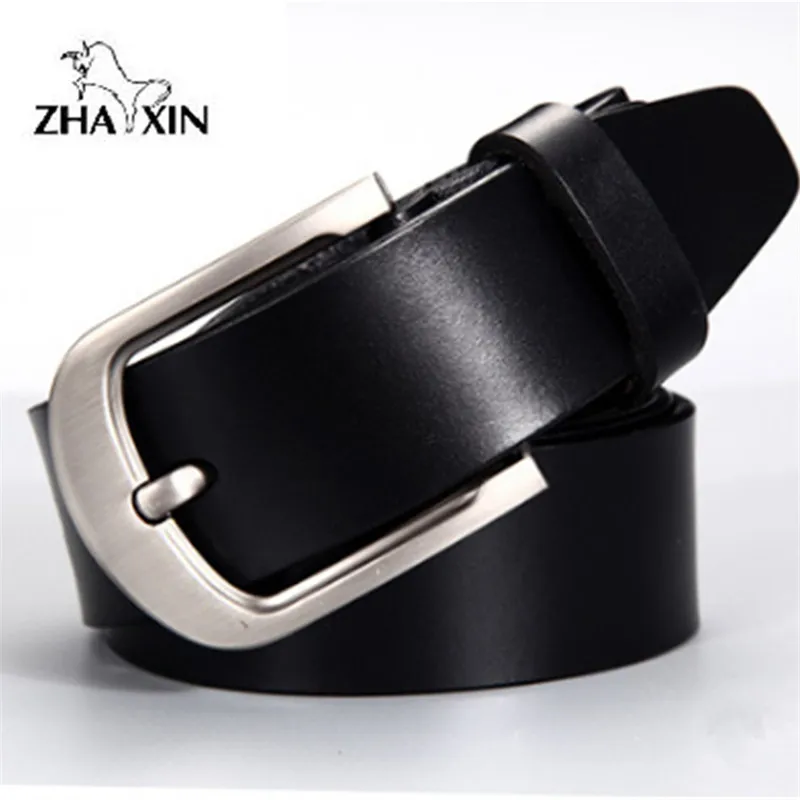 

Men's belt leather belt men male 100% genuine leather strap luxury pin buckle casual men's belt Cummerbunds ceinture homme