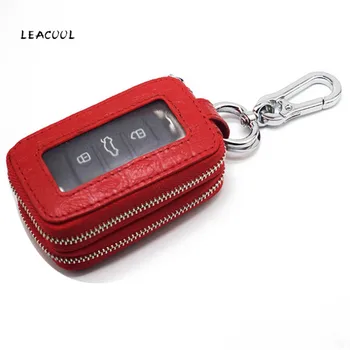 

Crocodile Pattern Genuine Leather Key Holder Organizer Men Car Key Wallets Housekeeper Male Keychain Covers Hasp Key Case Bag