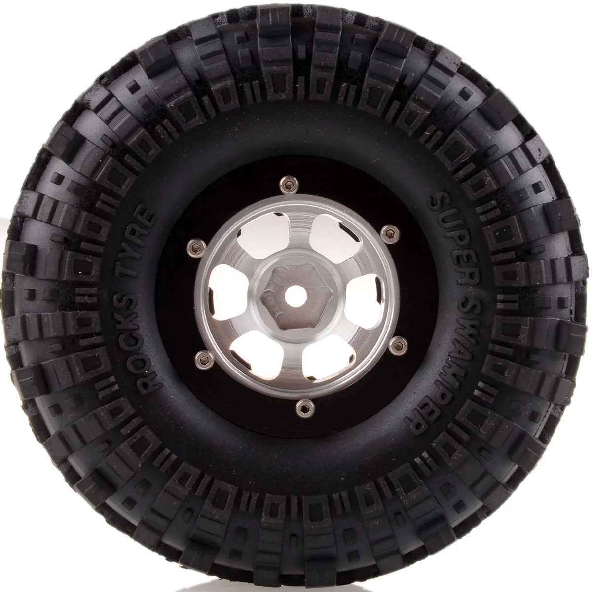 Roda de Metal 1061-7035 para rc Super Swamper Pneu 1:10 Rock Crawler 1 10 rc Modelo Carro 1.9 - Aro & 6 High Quality metal wheel
