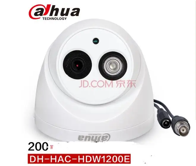  DAHUA HDCVI DOME Camera 1/2.9" 2Megapixel CMOS 1080P IR 20M IP66 HAC-HDW1200E dahua cctv security camera dahua coaxial camera 