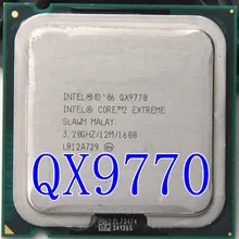 Intel core 2 extreme qx9770 qx9770 12m cache, 3.2ghz, 1600 mhz fsb lga775 desktop cpu corretamente, processador de desktop, frete grátis