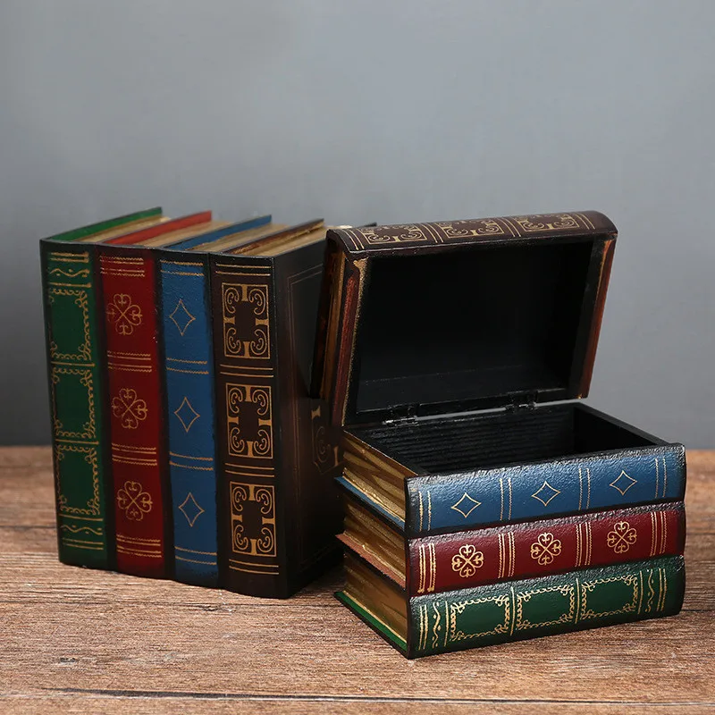 

Creative Book Shape Ornament Storage Boxes Decorations Home Decoration Desk Decor Tabletop Decorative Storage Box Ornaments