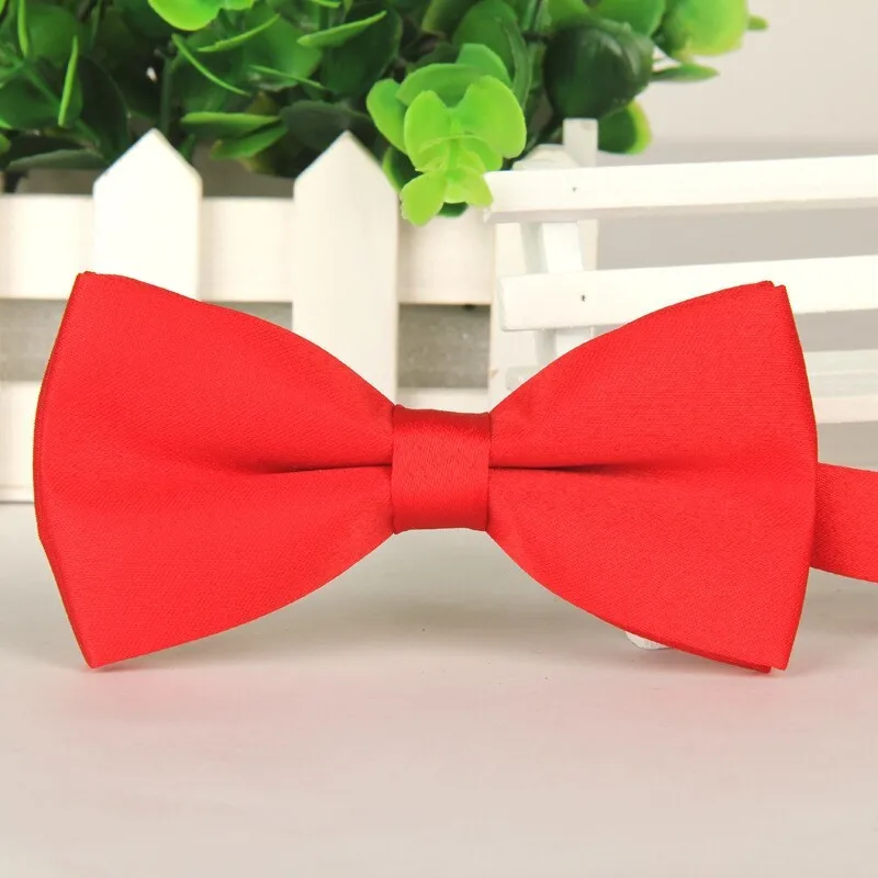 2014 classic new Мужская бабочка bowties красный сплошной цвет gravatas borboleta Женихи Свадебные галстук-бабочка 1 шт. в партии