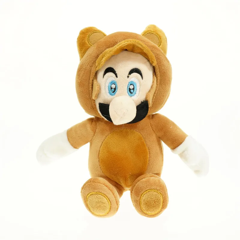 

Super Mario Luigi Raccoon Plush Toys Super Mario Bros mario brother soft Stuffed Dolls 25cm For Children gift High Quality