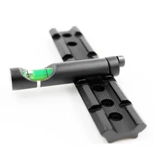 Тактический уровень пузырьков духов подходит 20 мм планка Пикатинни для винтовки Сфера аксессуары для горной охоты для винтовки