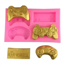 Игровой контроллер формы силиконовые формы торт с помадной глазурью, поделки из сахара формы для выпечки украшения ручной работы инструмент