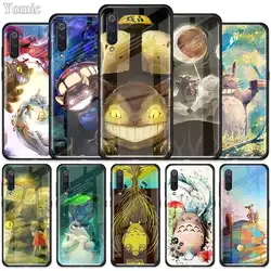 Студийный чехол Ghibli Cute Ghiblies totoro из закаленного стекла для Xiaomi Redmi Note 7 6 Pro K20 Pro Red mi 7 mi 9, чехол для мобильного телефона