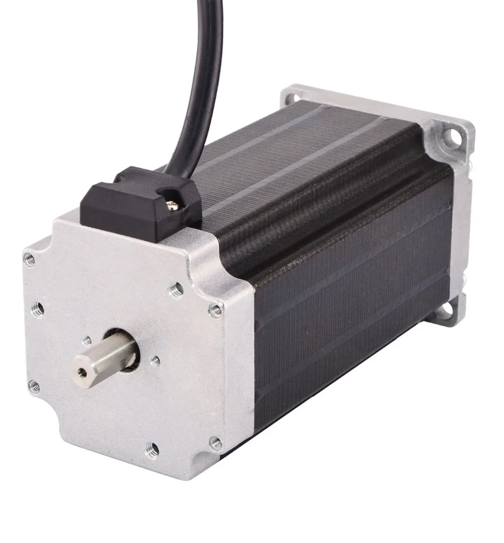  Dual Shaft Nema 23 Step Motor 113mm 3Nm(425oz.in) 4.2A 4-lead Nema23 Stepper Motor for CNC Router/C