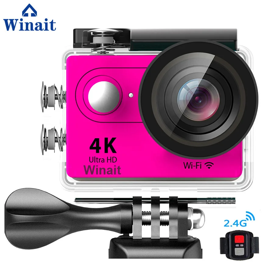 

Free shipping 4K Wifi Remoter Control Action Sports Camera H9R with 2''high defination display