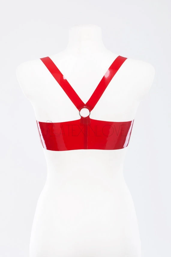 Sexy-Womens-Red-Latex-Bra-Lingerie-Sexy-Latex-Top-Wear-Garment-with-metallic-rings-1