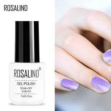 ROSALIND гель 1S цветок прозрачный лак для ногтей для самостоятельного дизайна ногтей нужен красочный гель для рисования и верхнее Базовое покрытие Гель-лак для ногтей